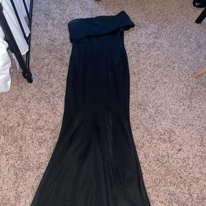 Floor Length Black Gown
